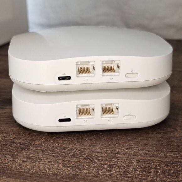 (Set of 2) Amazon Eero Pro Mesh Wifi Router/Extender (2nd gen) B010001 - Picture 3 of 5
